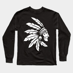 Indian Old man Logo Long Sleeve T-Shirt